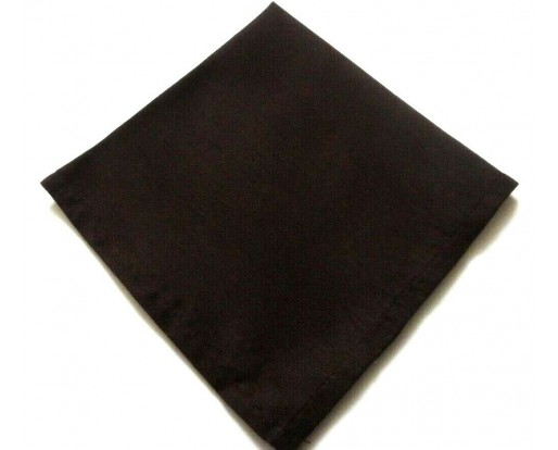 12" FAUX Raw Silk Polyester Dark Purple Pocket Square Handkerchief Men Classy Fashion